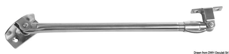 Telescopic hatch stay 300-525 mm - foto originale Osculati Srl