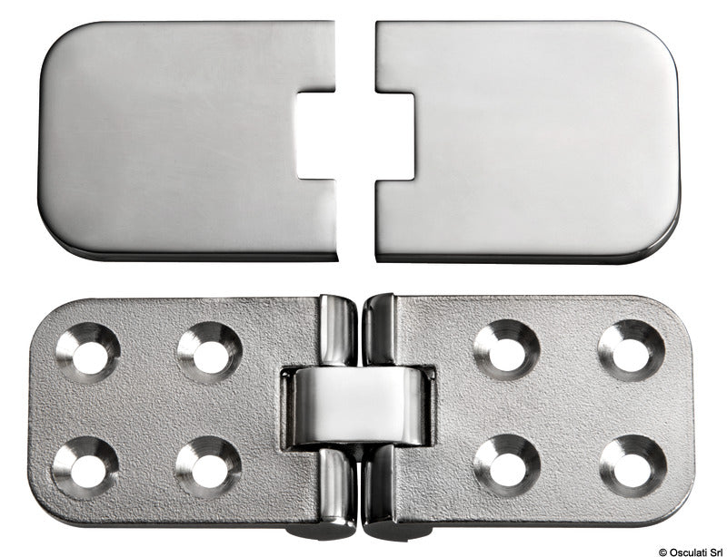 Foldable precision hinge 180° rotation 110x42 mm - foto originale Osculati Srl