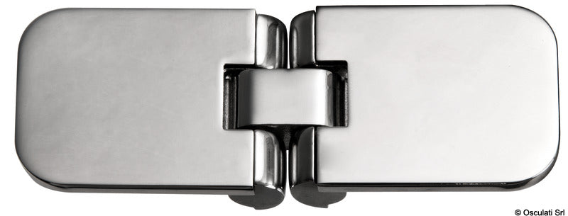 Foldable precision hinge 180° rotation 110x42 mm - foto originale Osculati Srl