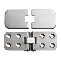 Dobradiça de precisão rebatível rotação 180° 110x42 mm