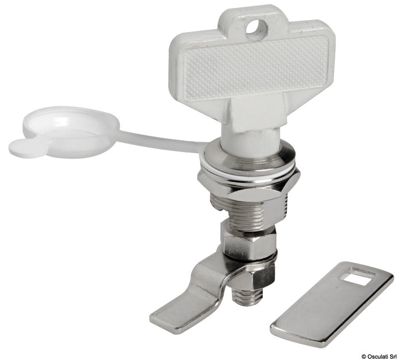 Chromed brass bolt lock 13/35 mm - foto originale Osculati Srl