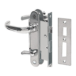Chromed brass lock w/2 plates and handles right - foto originale Osculati Srl
