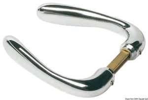Classic Kata chromed brass handle 113 mm - foto originale Osculati Srl