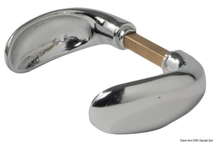 Classic Spoon chromed brass handle 82 mm - foto originale Osculati Srl