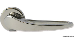 Classic Guerini chromed brass handle 133 mm - foto originale Osculati Srl