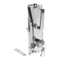 Serrure pour portes coulissantes laiton chromé Yale