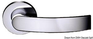 SLIM handle chromed brass 124 mm - foto originale Osculati Srl
