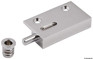 Right+left pin hinge chrome-plated brass 35x60cm - foto originale Osculati Srl
