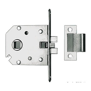 Recess-fit simple lock chromed brass 68x60x9 mm - foto originale Osculati Srl