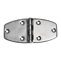 Trapezoidal AISI316 hinge 153x75x3.6mm