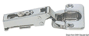 Sugatsune Spring hinge 15-19 mm 94x54 mm - foto originale Osculati Srl