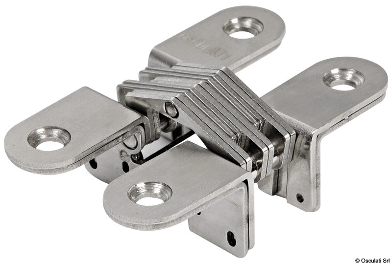 Hidden hinge 69 mm 2 pcs. package - foto originale Osculati Srl