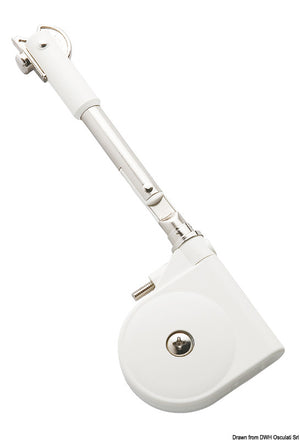 Sugatsune Soft-Down Stay white 1.62-3.68 Nm - foto originale Osculati Srl