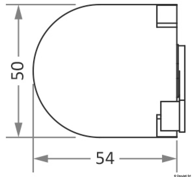 Sugatsune Hinge w/integrated damper - foto originale Osculati Srl