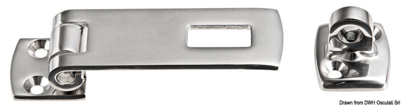 Drop-down hasp AISI316 75x26 mm - foto originale Osculati Srl