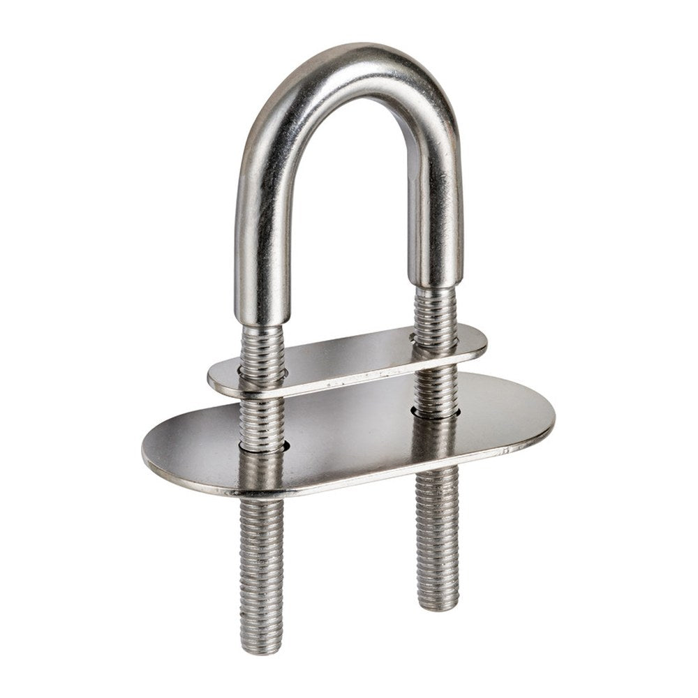 U-bolt AISI316 155mm w/two plates 100x27 mm (pack of 5) - foto originale Osculati Srl