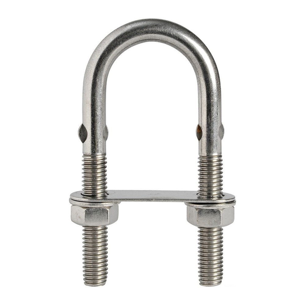 SS U-bolt w/rod 90mm x M10 mm (pack of 10) - foto originale Osculati Srl