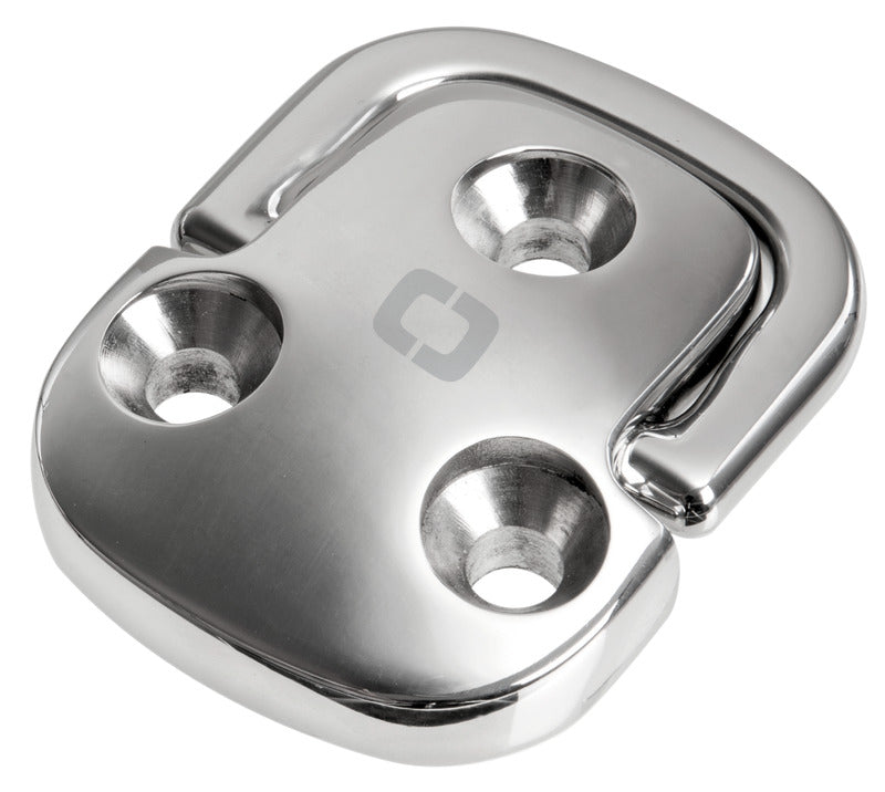 Squared pad eye 57x45 mm ring 6 mm - foto originale Osculati Srl