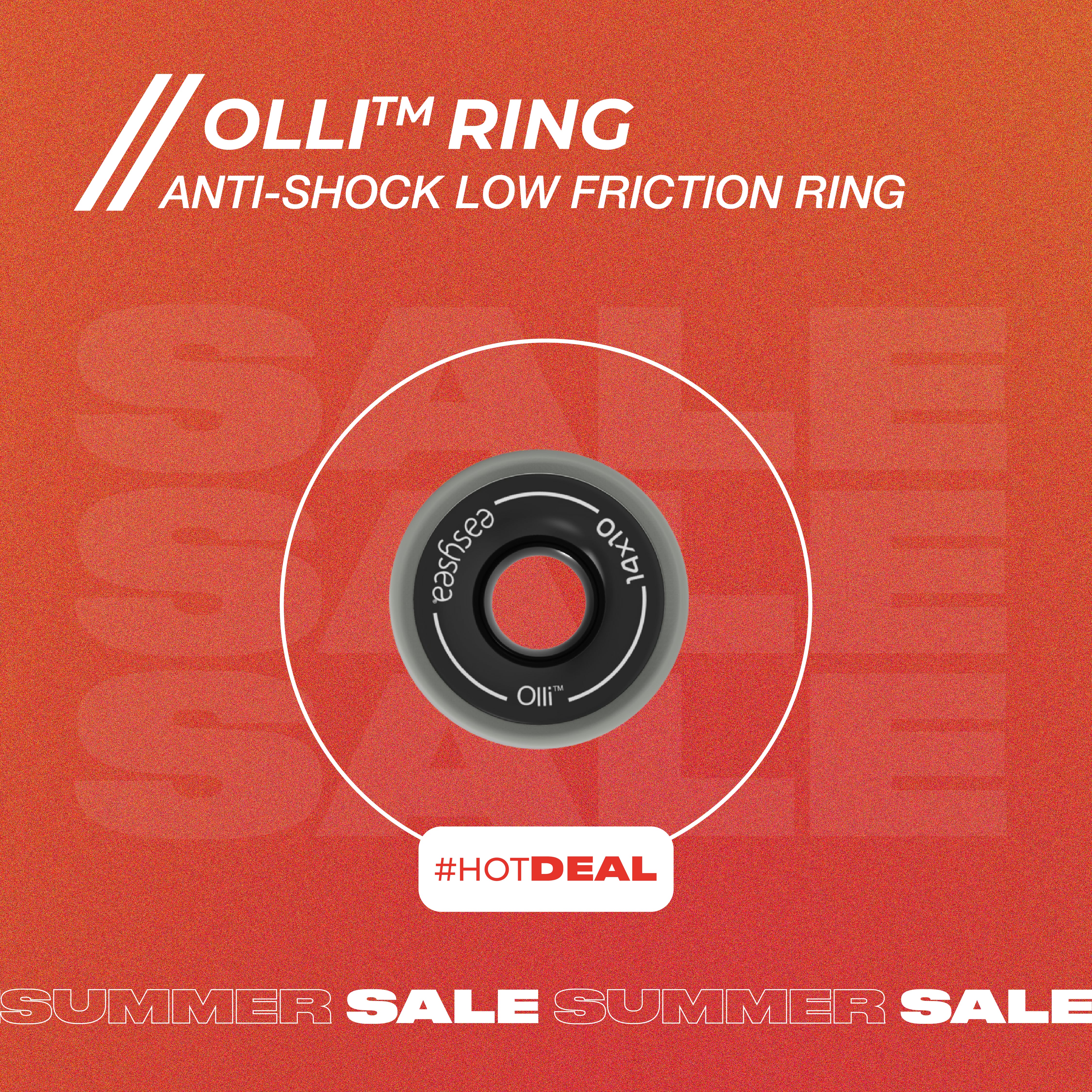 Olli™ - Anti Shock low friction ring aluminium