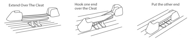 Cleat protections 4 pcs x 2 cleats - foto originale Osculati Srl