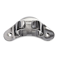 Universal-Lippklampe AISI316 hochglanzp. 105x60 mm