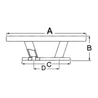 Cunho Nordik AISI316 polido espelhado 205 mm