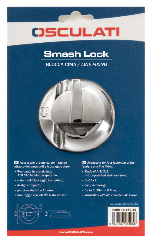 Smash Lock fender fixing - foto originale Osculati Srl