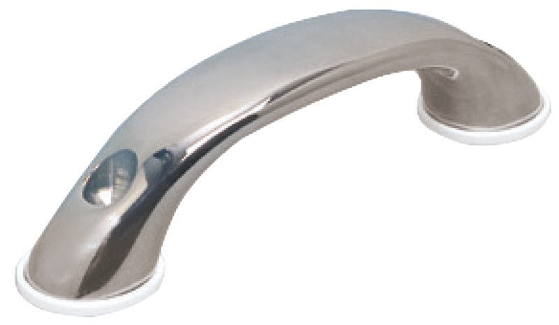 Handle mirror-polished AISI316 170x40 mm 2 screws - foto originale Osculati Srl
