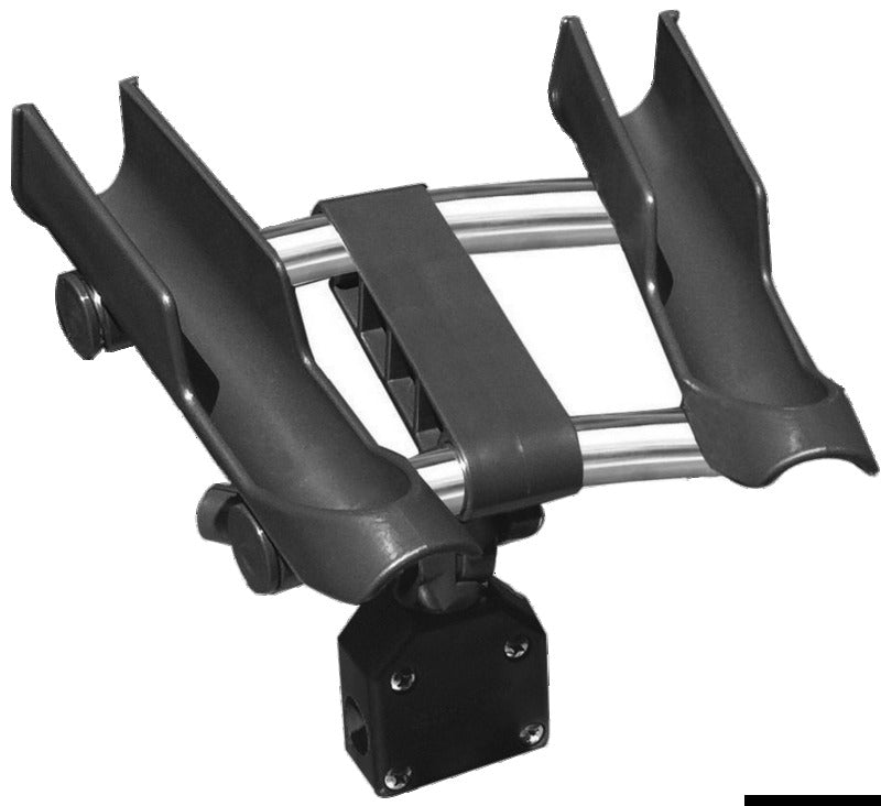 Oceansouth Quicklift rod holder Nr. 2 rods f. 25 mm rail - foto originale Osculati Srl