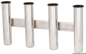 Oceansouth Wall mounting rod holder AISI 316 Nr. 4 rods - foto originale Osculati Srl