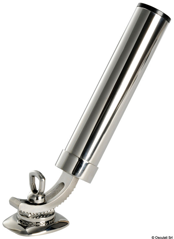 Rod holder AISI 316 90 x 60 mm - foto originale Osculati Srl