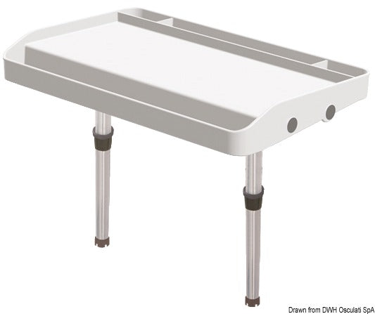 Oceansouth Bait tray to be fitted to rod holders 700 x 420 mm - foto originale Osculati Srl