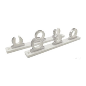 Aluminum fishing rod holder (for 3 rods) - foto originale Osculati Srl