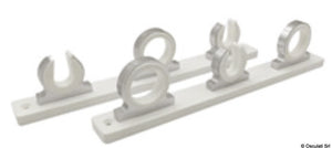 Aluminum fishing rod holder (for 3 rods) - foto originale Osculati Srl