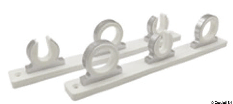 Aluminum fishing rod holder (for 3 rods) - foto originale Osculati Srl