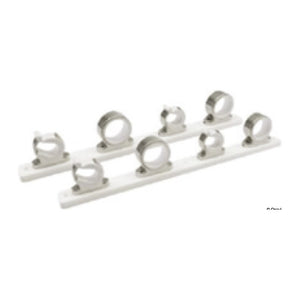 Aluminum fishing rod holder (for 4 rods) - foto originale Osculati Srl