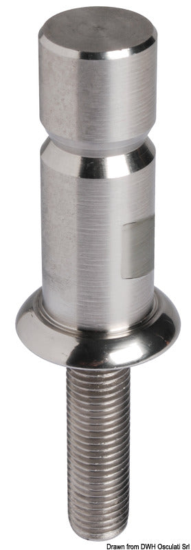 Stanchion base AISI316 30 x 2 mm - foto originale Osculati Srl