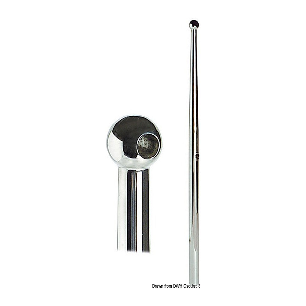 Stanchion for female base AISI316 710 mm - foto originale Osculati Srl