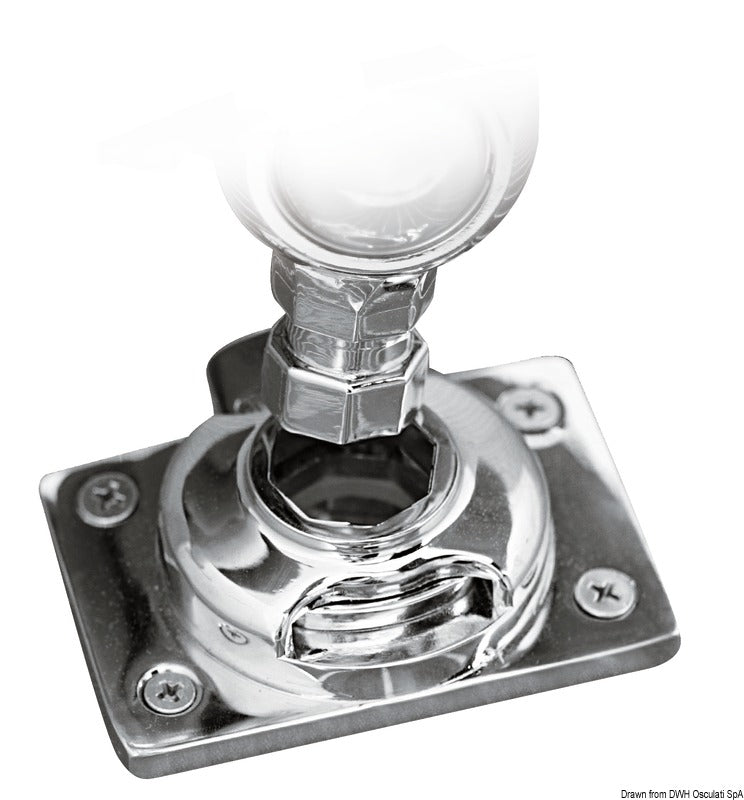 Click removable rod holder - foto originale Osculati Srl
