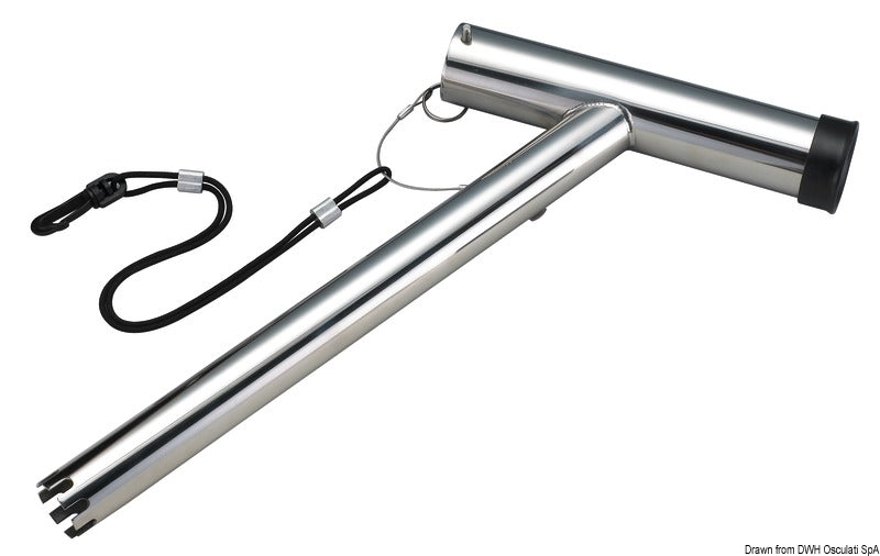 Raised swivelling rod holder 32 mm - foto originale Osculati Srl