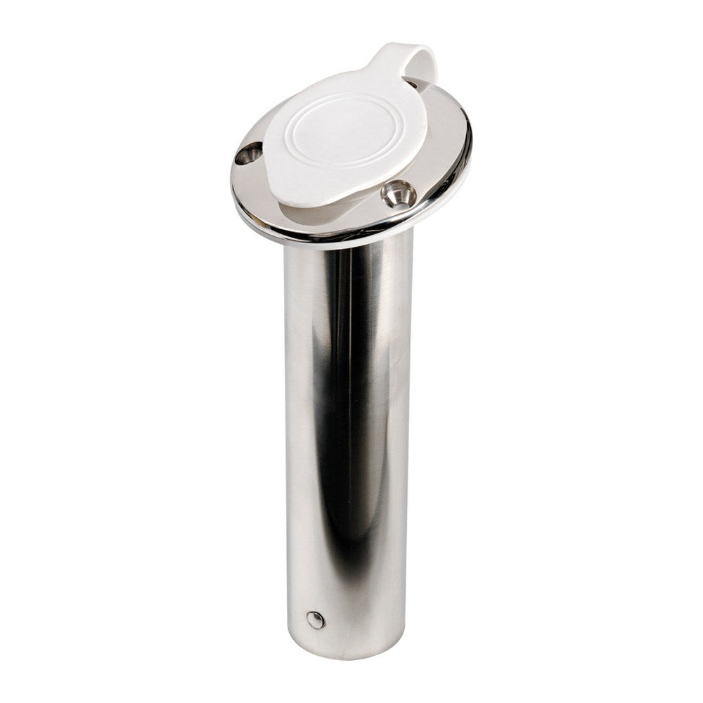 Rod holder 75° AISI 316 w/white cap - foto originale Osculati Srl