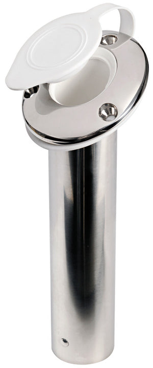 Rod holder 60° AISI 316 w/white cap - foto originale Osculati Srl