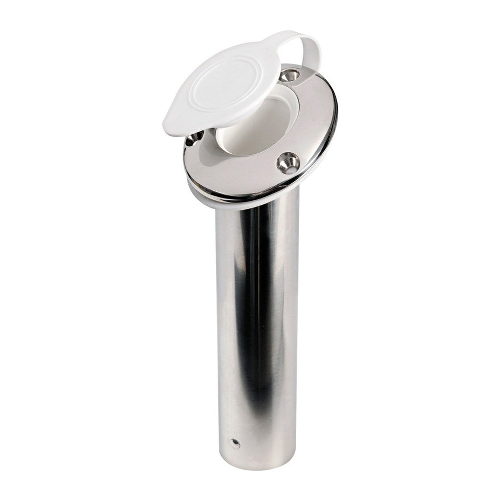 Rod holder 60° AISI 316 w/white cap - foto originale Osculati Srl