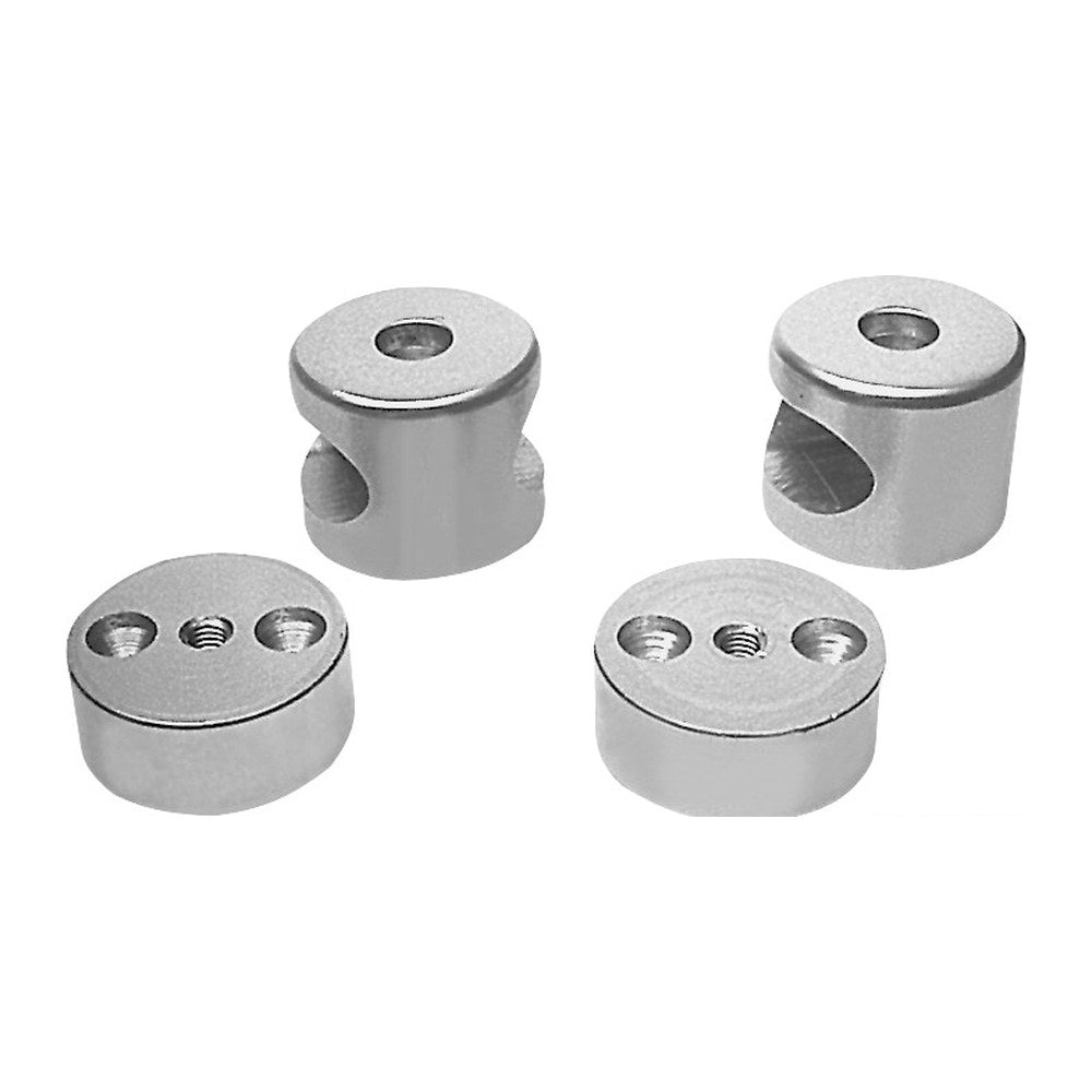 Aluminium oval handrail terminal - foto originale Osculati Srl