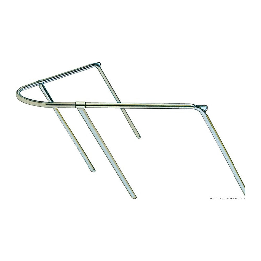 SS bow pulpit 80x90x45 cm - foto originale Osculati Srl