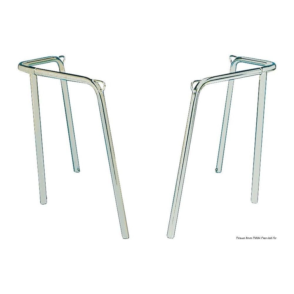 SS 2-piece stern pulpit 35x40x45 cm - foto originale Osculati Srl
