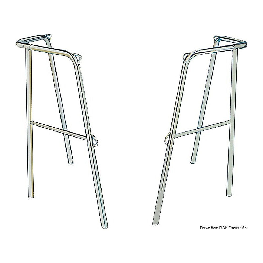 SS 2-piece stern pulpit 40x43x60 cm - foto originale Osculati Srl