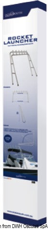 Oceansouth Foldable rod holder rack 6 places 32 mm - foto originale Osculati Srl