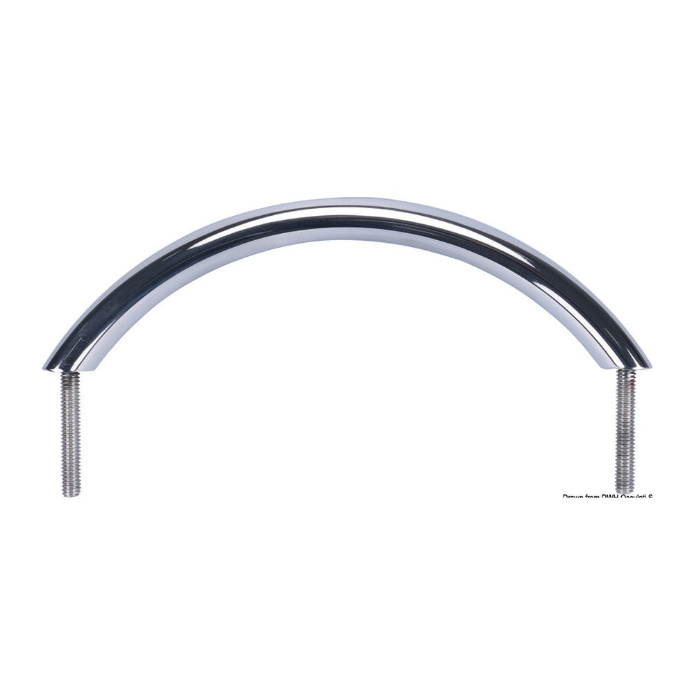 Oval tube handrail mirror-polished SS 300 mm - foto originale Osculati Srl