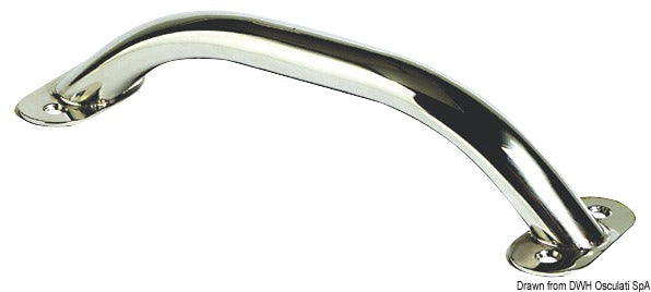 Oval pipe handrail AISI316 19x25 mm 600 mm - foto originale Osculati Srl